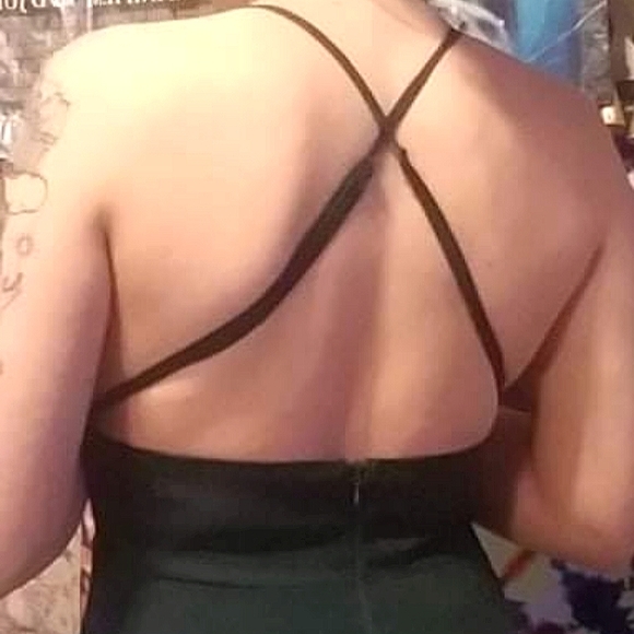 Lulu's Romance Forest Green Backless Maxi Dress - Picture 7 of 7